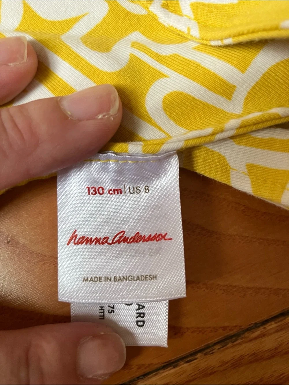 Girls 8 Hanna Andersson dress